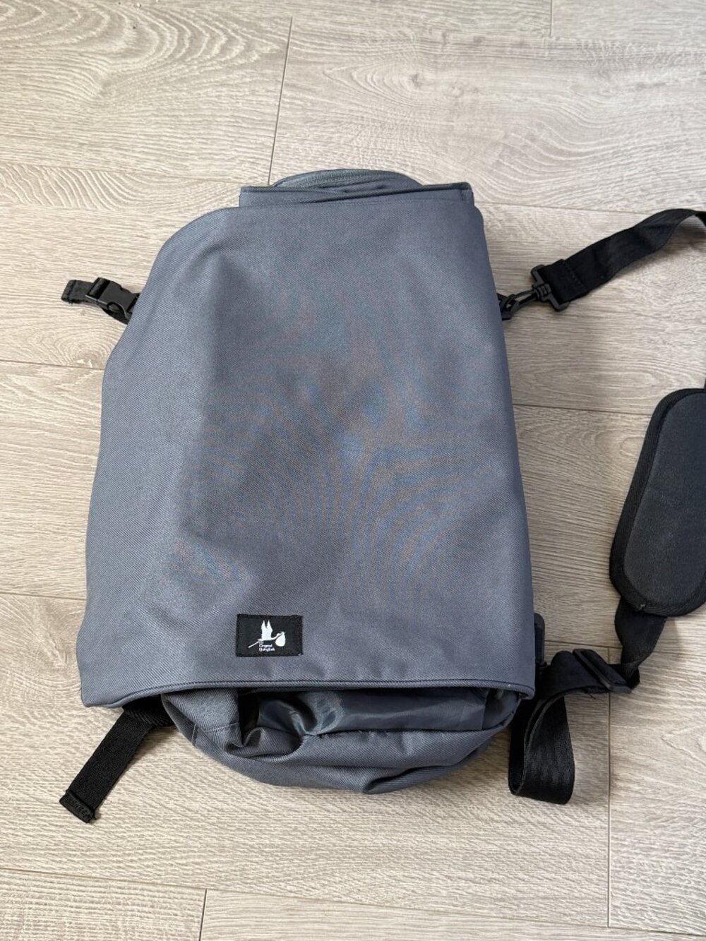 The Original BabySak Gray Diaper Bag Backpack Convertible Travel Baby Backpack
